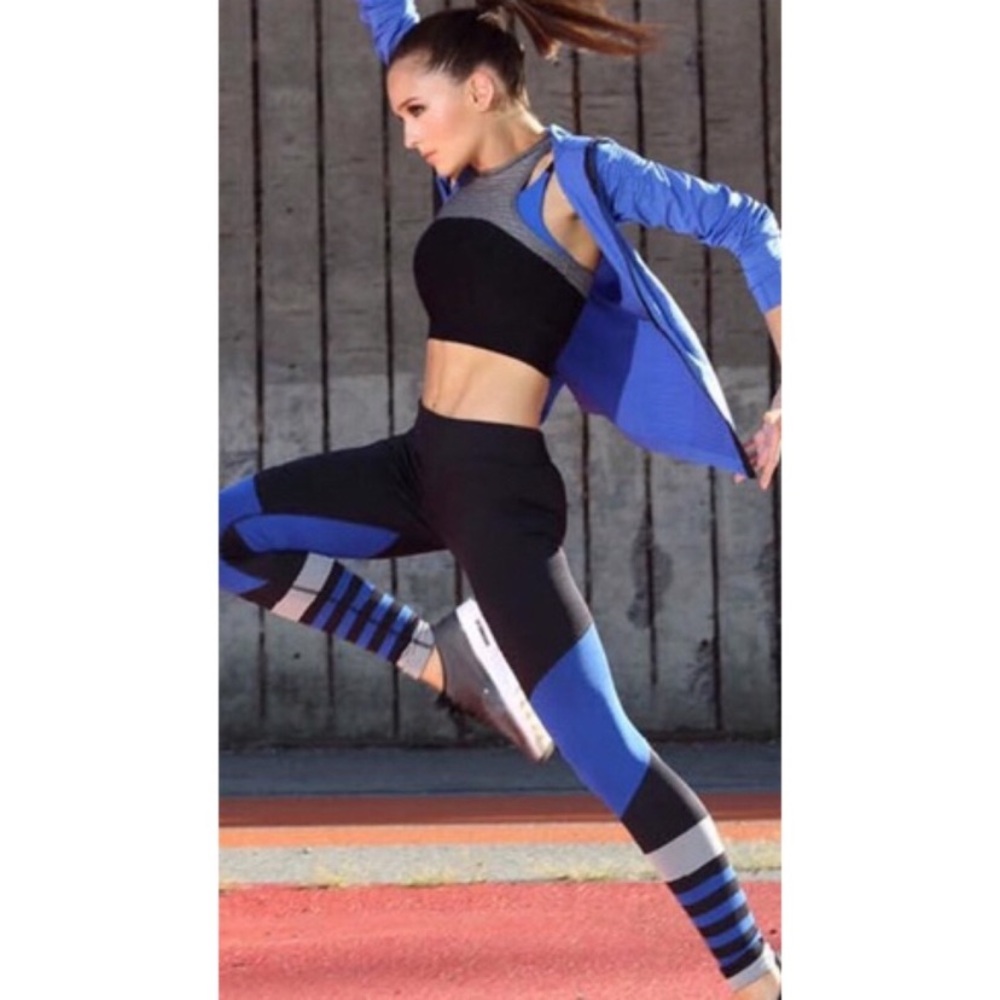 [MPG] Cobalt Forge Stripe Legging